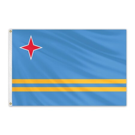 Clearance Aruba 4'x6' Nylon Flag